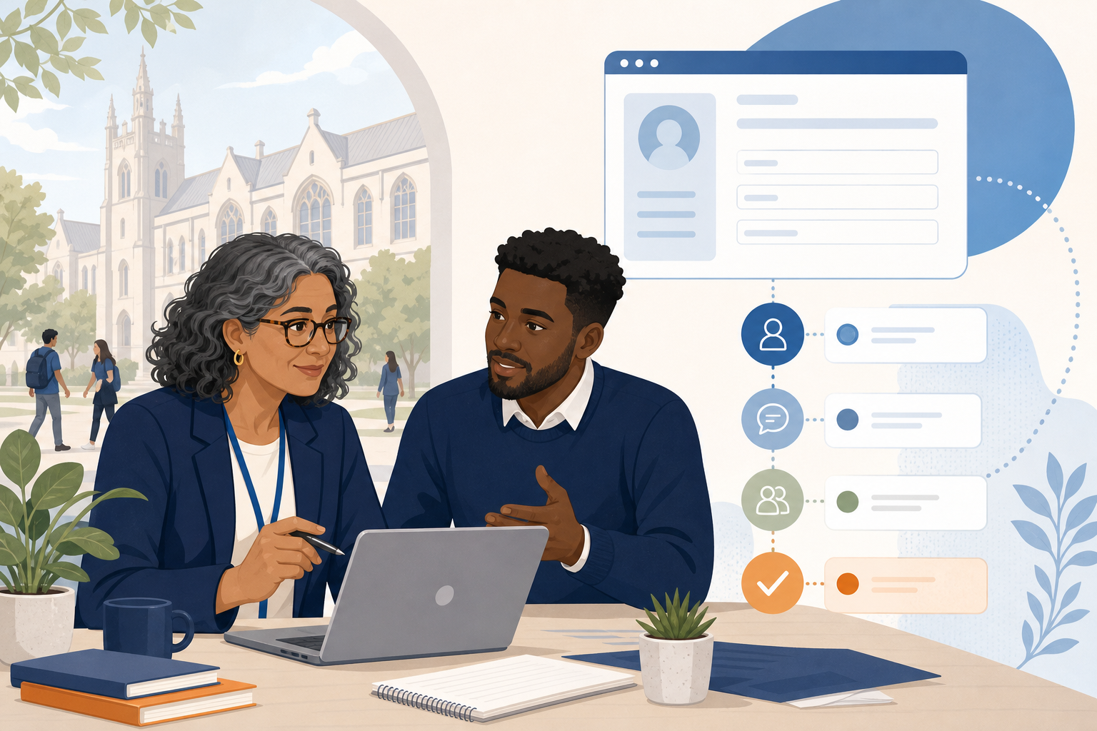 University staff managing a clear student referral workflow through the UMO HEI Portal
